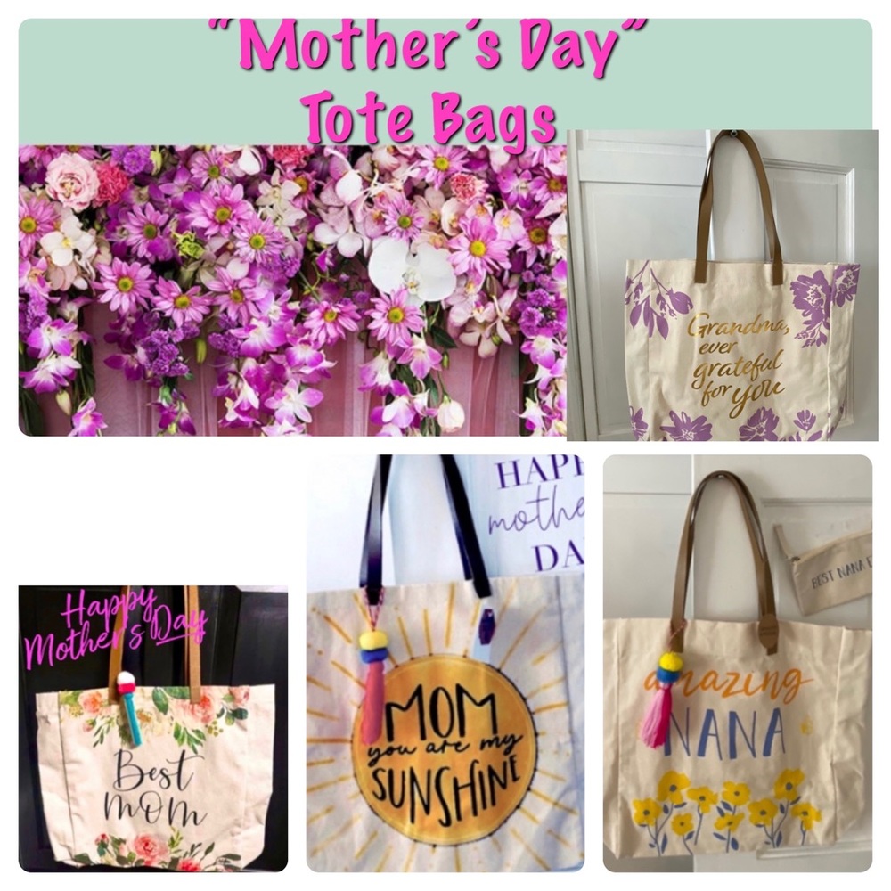 Tote Bags, Canvas & Leather, NWT